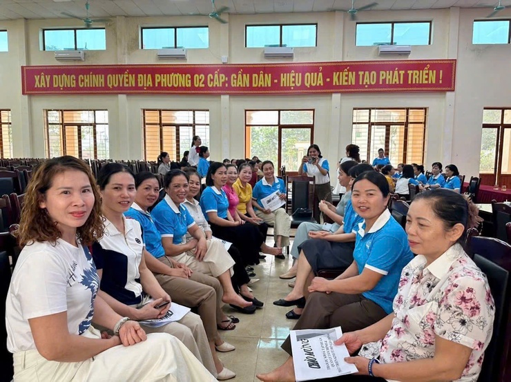 TRUNG TÂM CHÍNH TRỊ XÃ SÓC SƠN PHỐI HỢP VỚI HỘI LHPN XÃ TRUNG GIÃ TỔ CHỨC BỒI DƯỠNG NGHIỆP VỤ CÔNG TÁC HỘI- Ảnh 3.