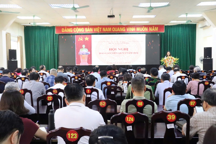 Hội nghị báo cáo viên Quý I năm 2026- Ảnh 1.