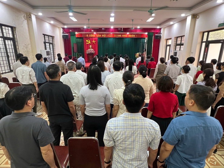 Phường Tây Mỗ tổ chức lễ chào cờ tháng 04/2026- Ảnh 3.