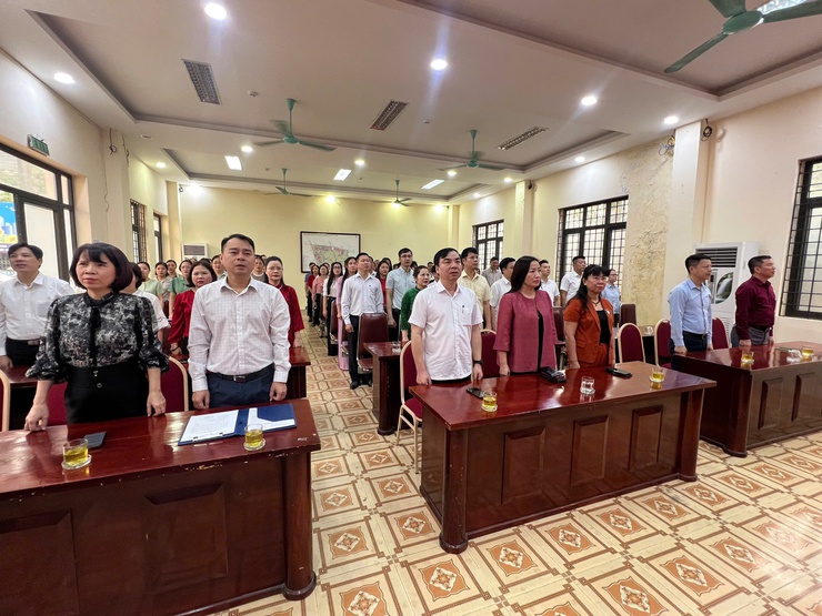 Phường Tây Mỗ tổ chức lễ chào cờ tháng 04/2026- Ảnh 2.