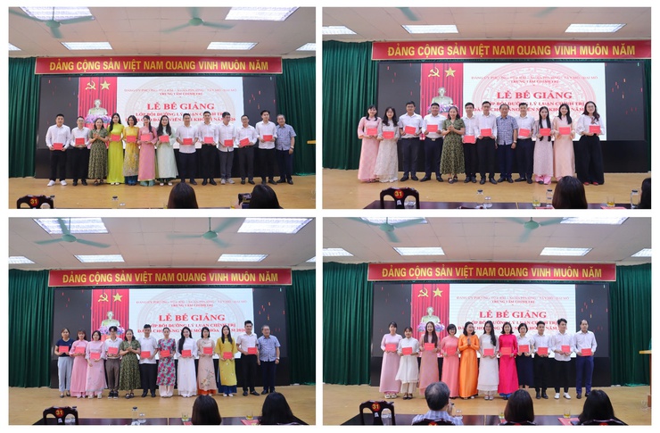 Lễ bế giảng lớp bồi dưỡng lý luận chính trị dành cho đảng viên mới khóa I năm 2026.- Ảnh 5.