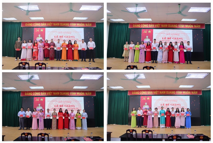 Lễ bế giảng lớp bồi dưỡng lý luận chính trị dành cho đảng viên mới khóa I năm 2026.- Ảnh 6.