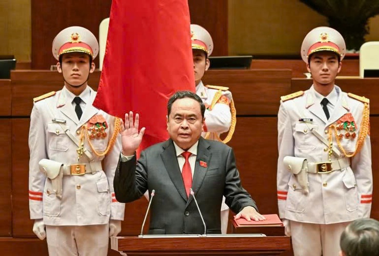 Đồng chí Trần Thanh Mẫn tái đắc cử chức Chủ tịch Quốc hội khóa XVI- Ảnh 1.