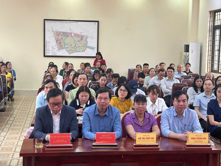 UBND phường Tây Mỗ hưởng ứng Ngày Sức khỏe toàn dân (07/4) và ký kết ghi nhớ hợp tác với các Bệnh viện nâng cao chất lượng y tế cơ sở- Ảnh 2.