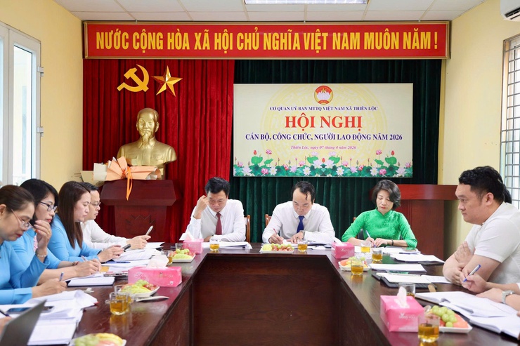 Hội nghị Cán bộ, công chức, người lao động cơ quan UB MTTQ Việt Nam xã Thiên Lộc- Ảnh 1.