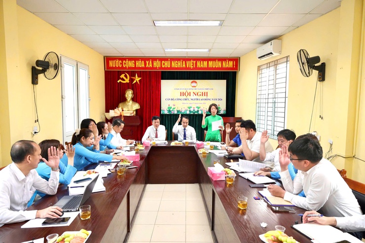 Hội nghị Cán bộ, công chức, người lao động cơ quan UB MTTQ Việt Nam xã Thiên Lộc- Ảnh 13.