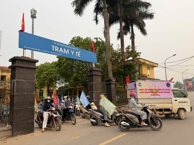 KIỀU PHÚ TRUYỀN THÔNG LƯU ĐỘNG HƯỞNG ỨNG NGÀY SỨC KHỎE TOÀN DÂN 7/4/2026 - Ảnh 2.