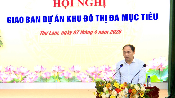 Thư Lâm giao ban tiến độ Dự án Khu đô thị đa mục tiêu, quyết tâm hoàn thành GPMB theo kế hoạch- Ảnh 5.