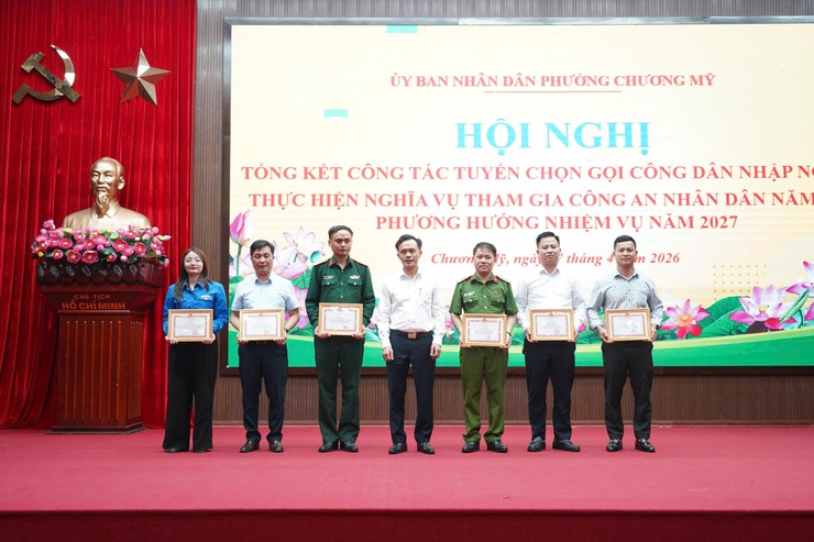 Phường Chương Mỹ tổng kết công tác tuyển quân năm 2026- Ảnh 8.