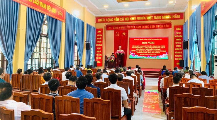 Xã Hương Sơn hoàn thành 100% công tác tuyển quân- Ảnh 1.