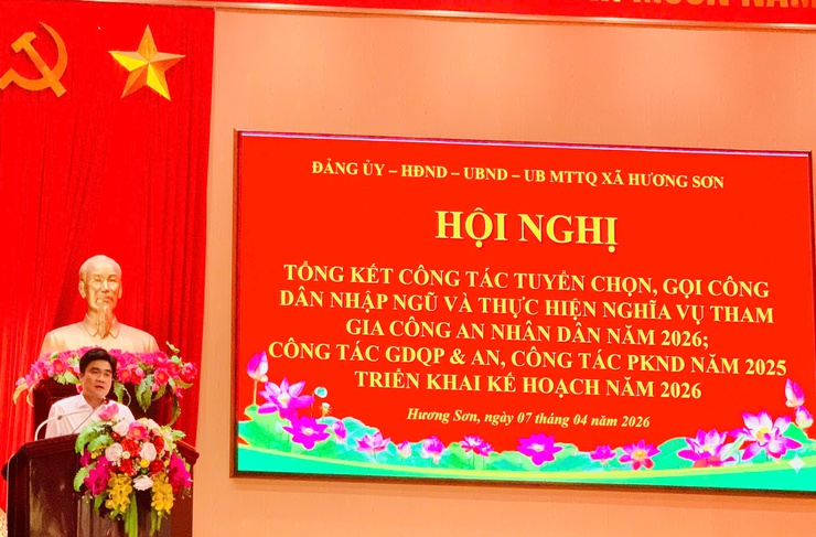 Xã Hương Sơn hoàn thành 100% công tác tuyển quân- Ảnh 8.