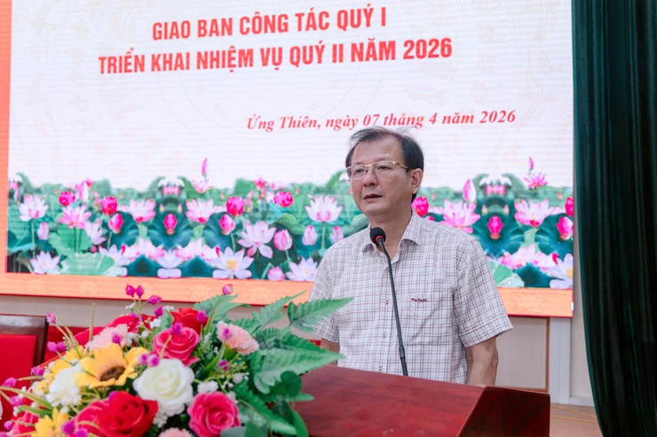 Ứng Thiên triển khai quyết liệt nhiệm vụ quý II, Quyết tâm hoàn thành toàn diện mục tiêu năm 2026
- Ảnh 6.