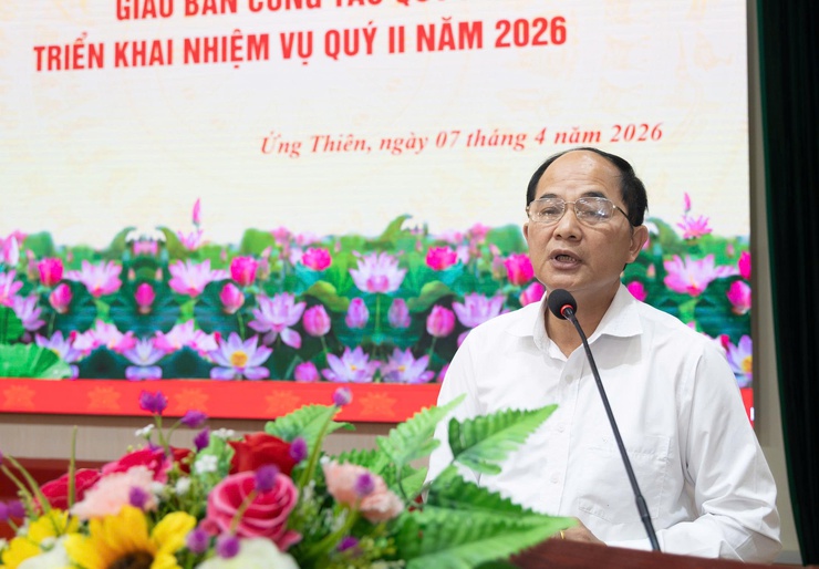 Ứng Thiên triển khai quyết liệt nhiệm vụ quý II, Quyết tâm hoàn thành toàn diện mục tiêu năm 2026
- Ảnh 3.