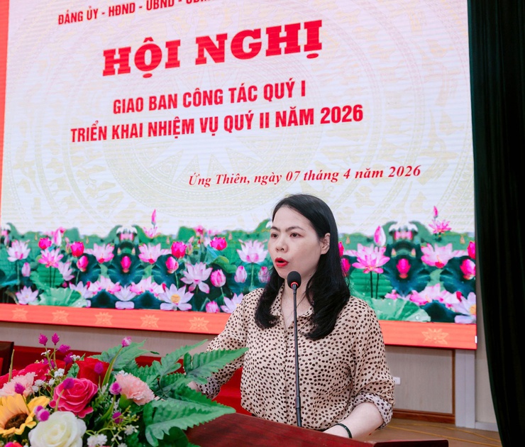 Ứng Thiên triển khai quyết liệt nhiệm vụ quý II, Quyết tâm hoàn thành toàn diện mục tiêu năm 2026
- Ảnh 4.