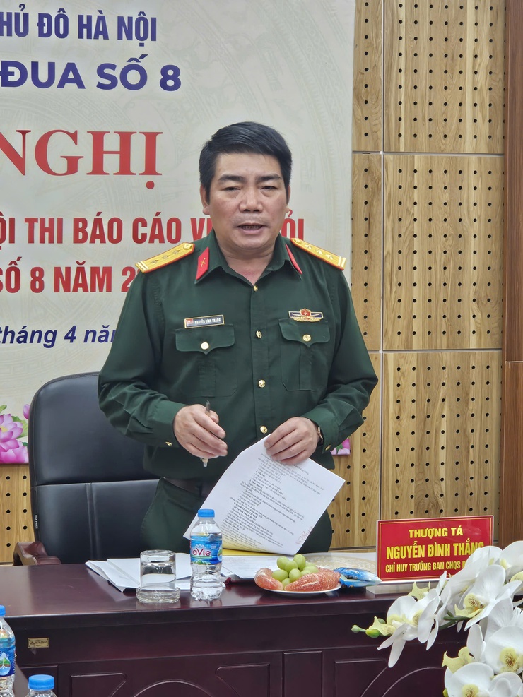 Ban CHQS phường Tây Hồ triển khai kế hoạch Hội thi Báo cáo viên giỏi năm 2026- Ảnh 2.