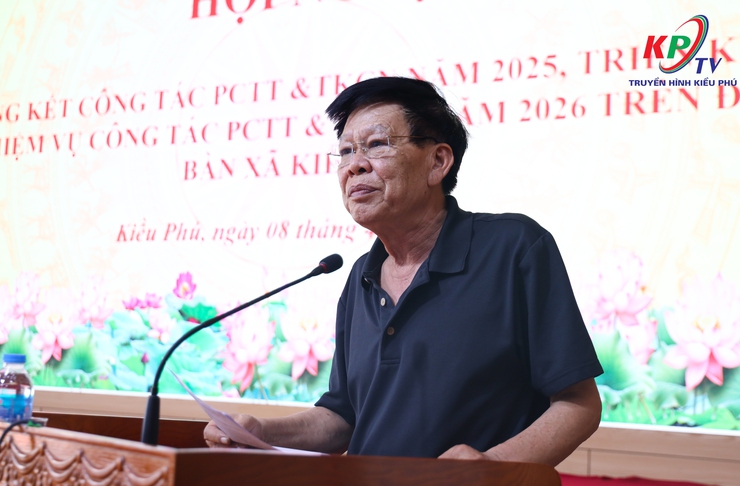 Kiều Phú tổng kết công tác Phòng chống thiên tai và tìm kiếm cứu nạn năm 2025, triển khai phương hướng, nhiệm vụ năm 2026- Ảnh 4.