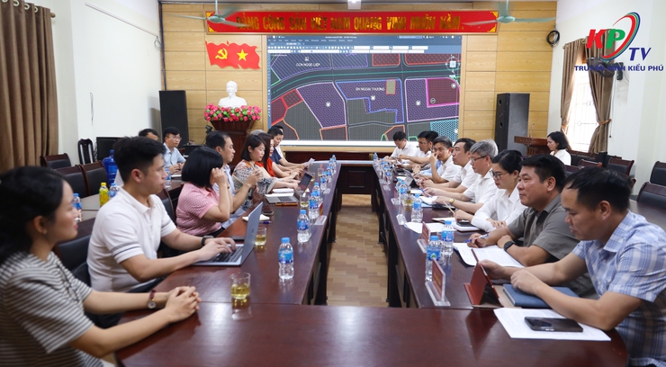 Thường trực Đảng uỷ xã Kiều Phú làm việc với đại diện Trường Đại học Ngoại Thương về chủ trương đầu tư Dự án Đại học Ngoại thương trên địa bàn- Ảnh 1.