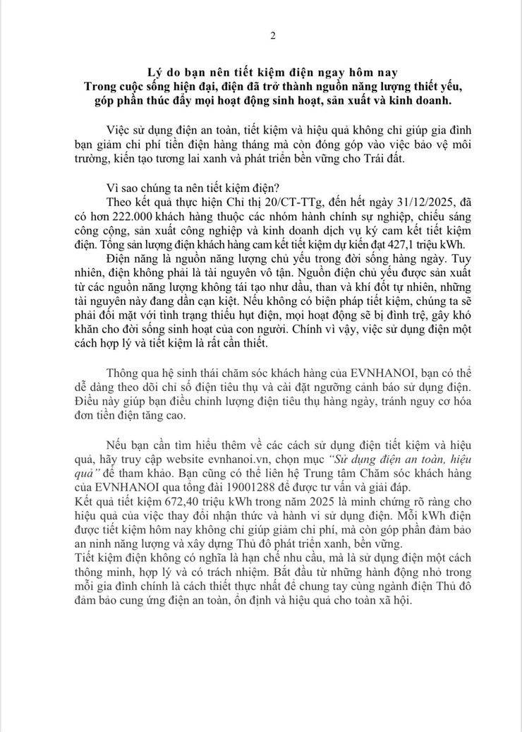 Phường Khương Đình tuyên truyền tiết kiệm điện trên địa bàn- Ảnh 2.