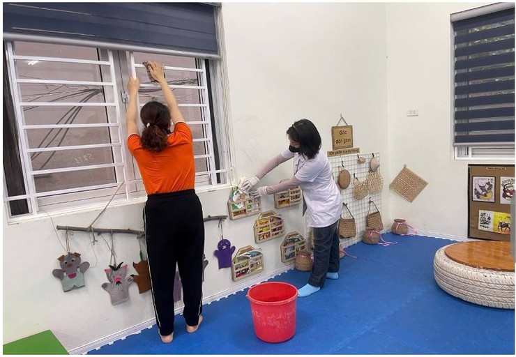 Phường Ô Chợ Dừa quyết liệt triển khai các biện pháp cấp bách phòng chống dịch tay chân miệng- Ảnh 3.