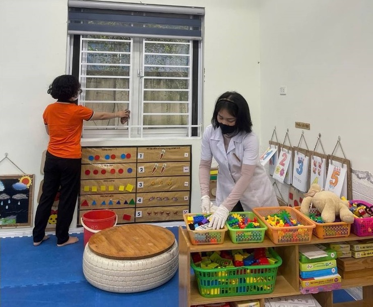 Phường Ô Chợ Dừa quyết liệt triển khai các biện pháp cấp bách phòng chống dịch tay chân miệng- Ảnh 4.