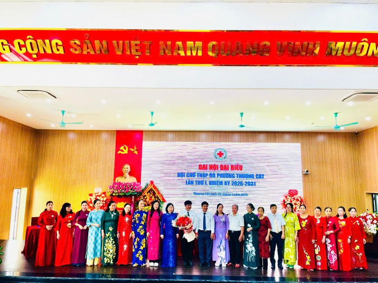 PHƯỜNG THƯỢNG CÁT TỔ CHỨC THÀNH CÔNG ĐẠI HỘI ĐẠI BIỂU HỘI CHỮ THẬP ĐỎ LẦN THỨ I, NHIỆM KỲ 2026-2031.- Ảnh 1.