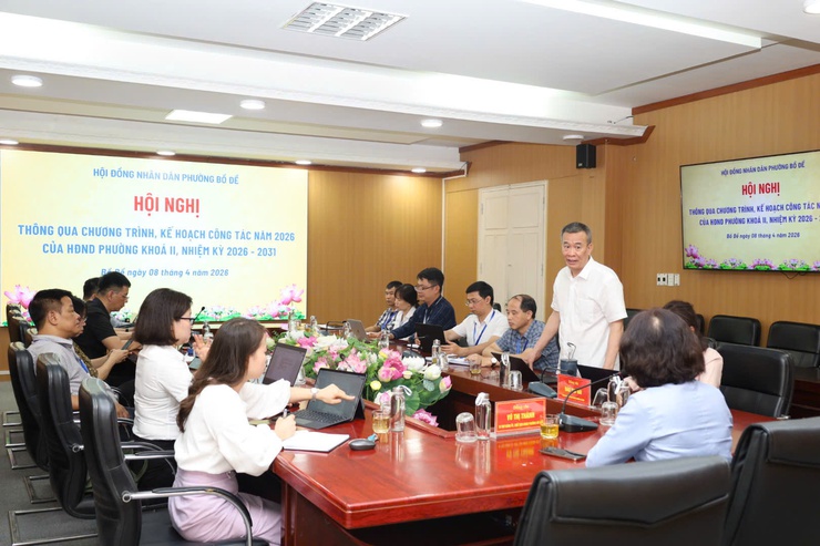 Thường trực HĐND phường Bồ Đề tổ chức phiên họp quan trọng thống nhất nhiệm vụ trọng tâm năm 2026- Ảnh 2.