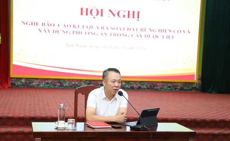 Hội nghị nghe báo cáo kết quả rà soát diện tích đất rừng hiện có và xây dựng phương án trồng cây dược liệu trên địa bàn xã- Ảnh 2.