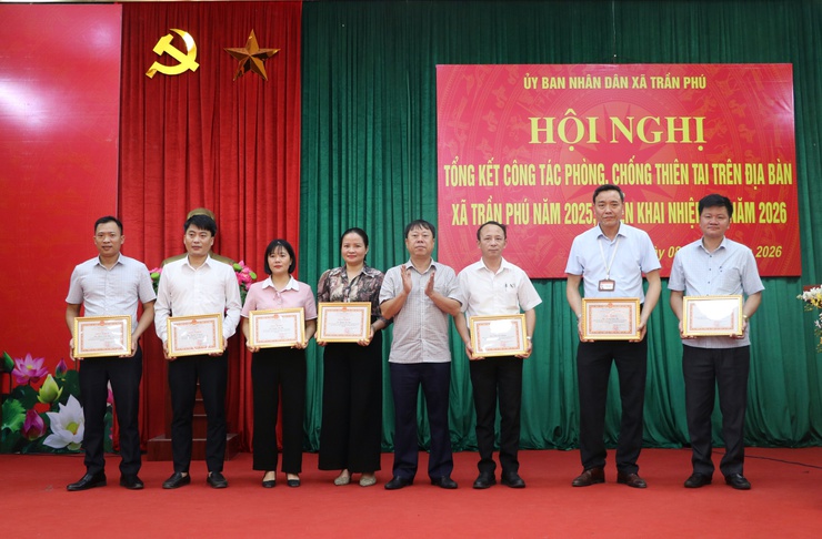 Trần Phú: Tổng kết công tác phòng chống thiên tai, đồng thời triển khai phương hướng nhiệm vụ năm 2026- Ảnh 4.