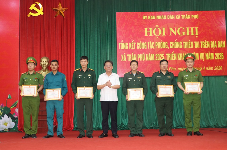 Trần Phú: Tổng kết công tác phòng chống thiên tai, đồng thời triển khai phương hướng nhiệm vụ năm 2026- Ảnh 7.