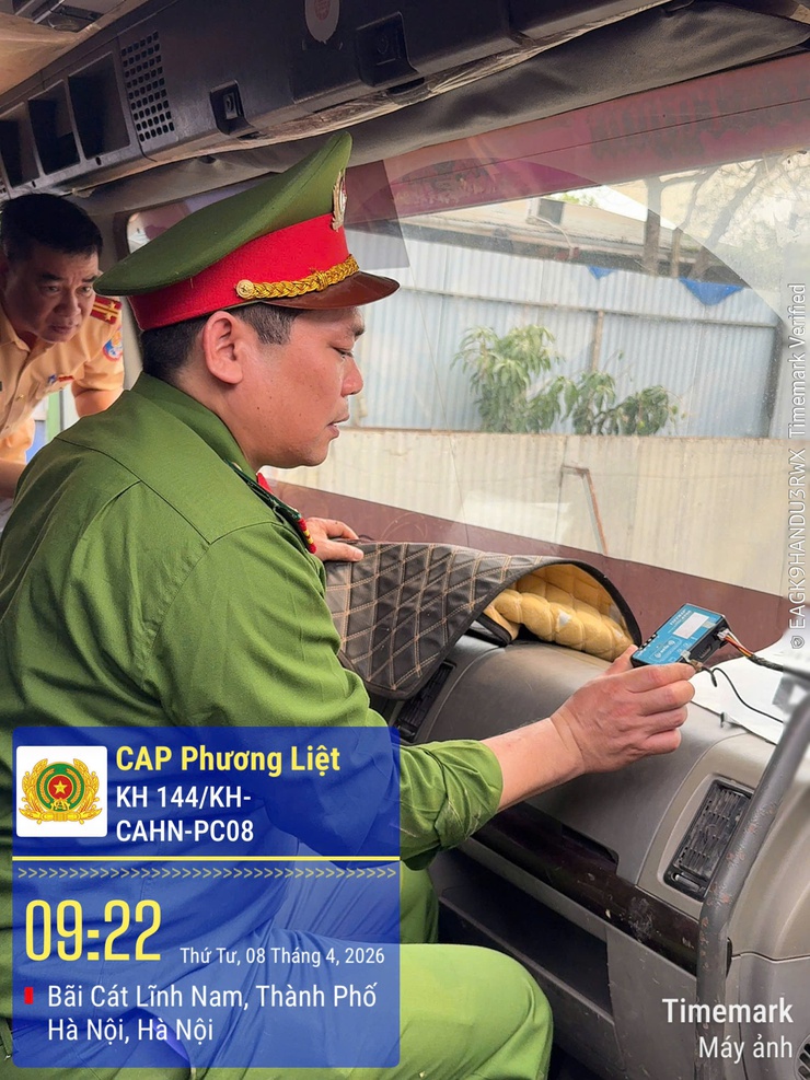 CÔNG AN PHƯỜNG PHƯƠNG LIỆT TIẾN HÀNH TỔNG RÀ SOÁT XE TẢI TỰ ĐỔ, XE SƠ-MI RƠ-MOÓC TỰ ĐỔ TRÊN 15.000kg- Ảnh 4.