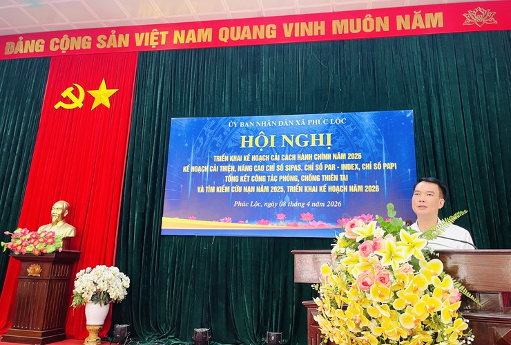 Phúc Lộc: Triển khai kế hoạch cải cách hành chính năm 2026; nâng cao các chỉ số SIPAS, PAR INDEX, PAPI và tổng kết công tác phòng, chống thiên tai, tìm kiếm cứu nạn- Ảnh 4.