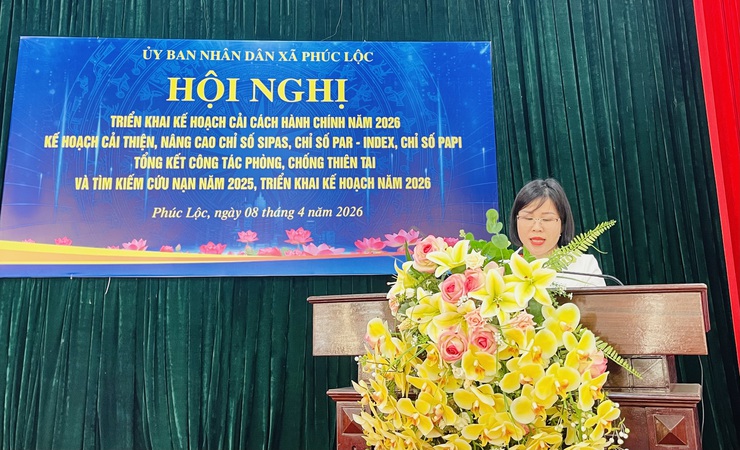 Phúc Lộc: Triển khai kế hoạch cải cách hành chính năm 2026; nâng cao các chỉ số SIPAS, PAR INDEX, PAPI và tổng kết công tác phòng, chống thiên tai, tìm kiếm cứu nạn- Ảnh 6.