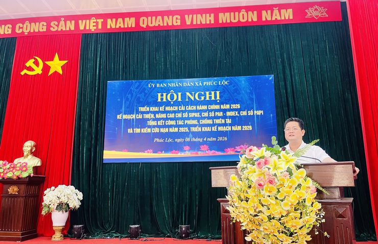 Phúc Lộc: Triển khai kế hoạch cải cách hành chính năm 2026; nâng cao các chỉ số SIPAS, PAR INDEX, PAPI và tổng kết công tác phòng, chống thiên tai, tìm kiếm cứu nạn- Ảnh 1.