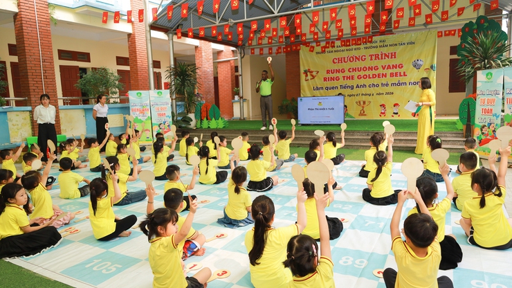 Trường Mầm non Tản Viên tổ chức thành công Hội thi “Rung chuông vàng” năm học 2025 - 2026- Ảnh 1.