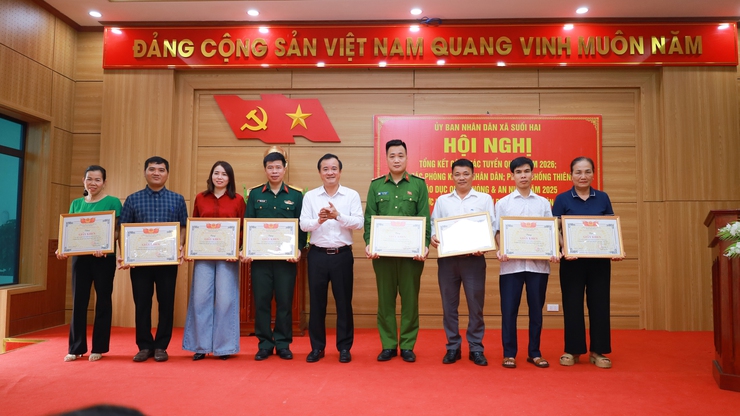 UBND xã Suối Hai tổng kết công tác quốc phòng, an ninh; triển khai nhiệm vụ năm 2026- Ảnh 1.