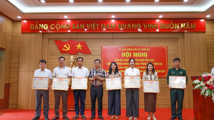 UBND xã Suối Hai tổng kết công tác quốc phòng, an ninh; triển khai nhiệm vụ năm 2026- Ảnh 2.