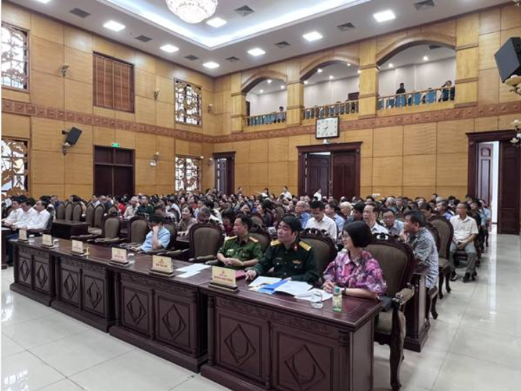 Hội nghị thông tin thời sự trong nước và thế giới quý I/2026 dành cho cán bộ, đảng viên phường Tây Hồ- Ảnh 1.