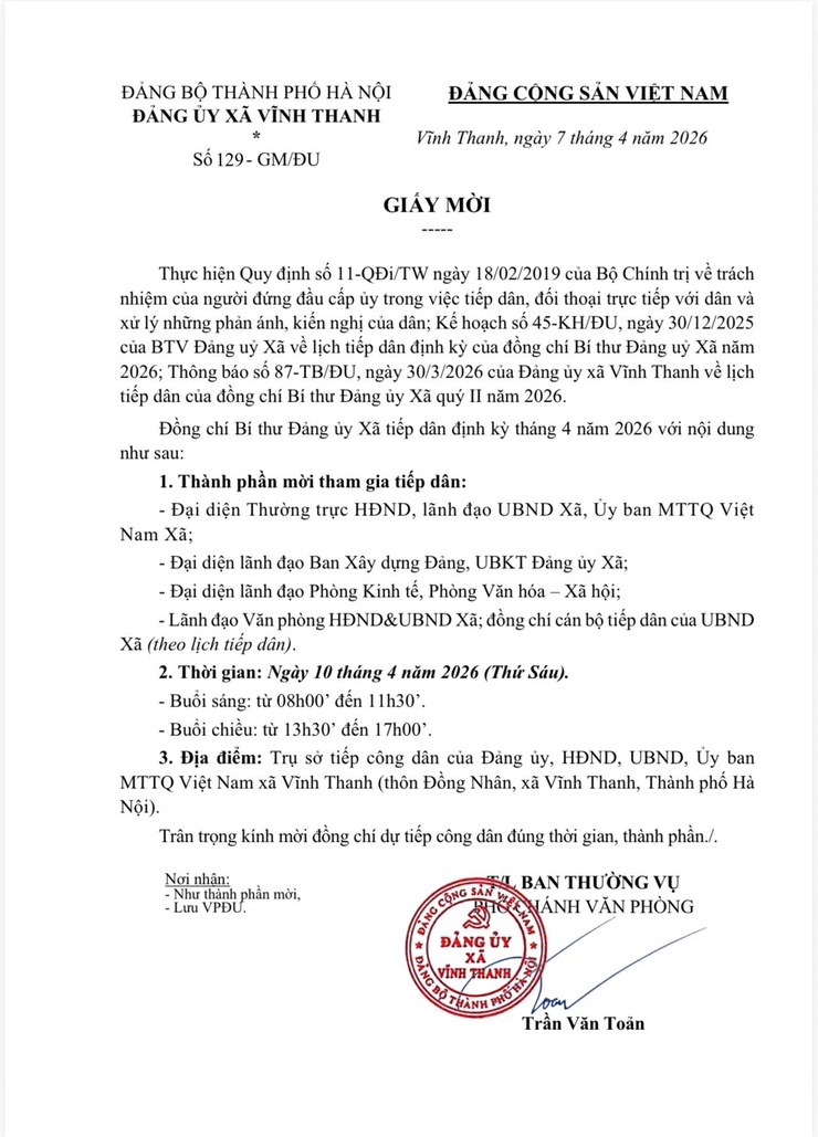 ĐẢNG ỦY XÃ VĨNH THANH- Ảnh 1.