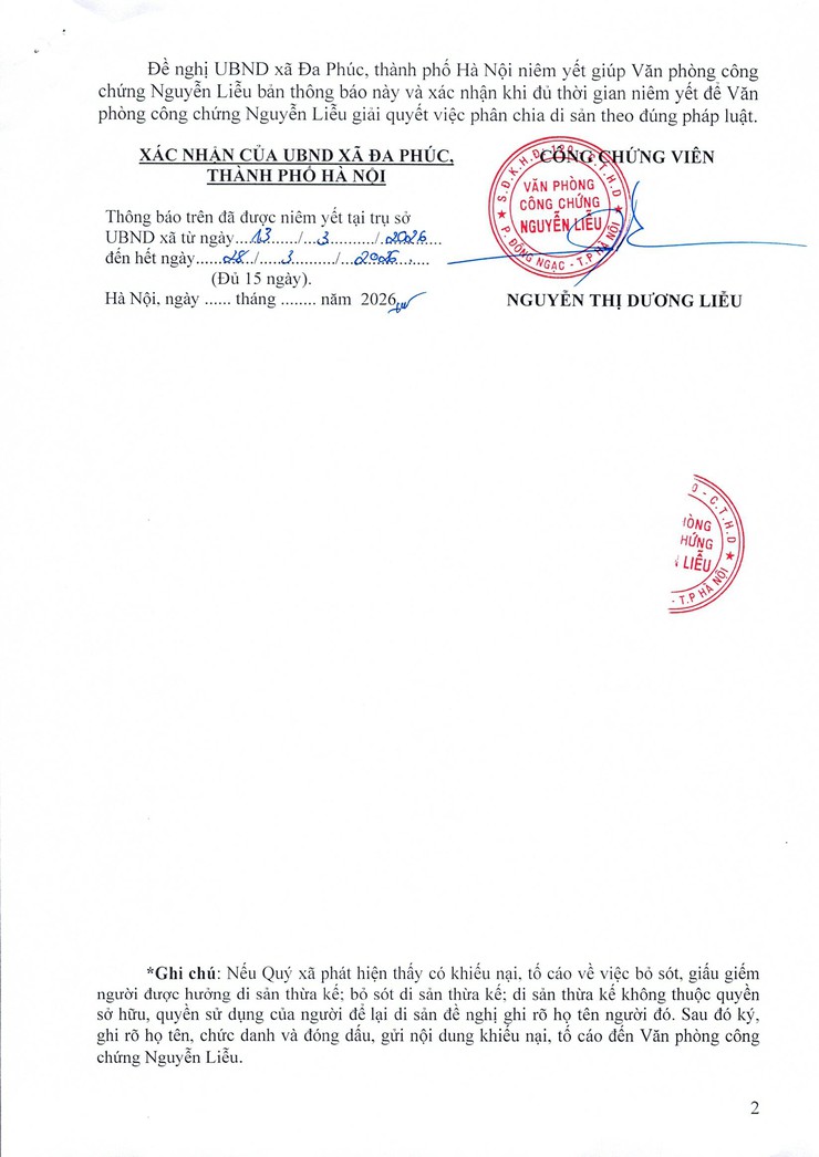 Thông báo- Ảnh 2.