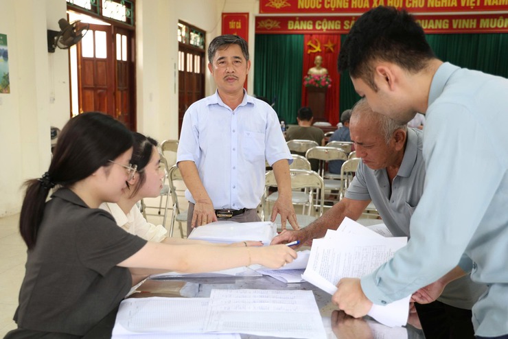 29 hộ dân thôn Hà Vỹ đồng thuận chủ trương thu hồi đất thực hiện dự án xây dựng hạ tầng kỹ thuật để đấu giá quyền sử dụng đất khu vực Đồng Mễ- Ảnh 2.