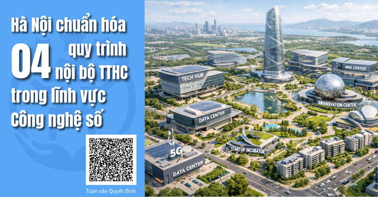 Hà Nội công bố 04 quy trình hành chính mới về Công nghiệp công nghệ số- Ảnh 1.
