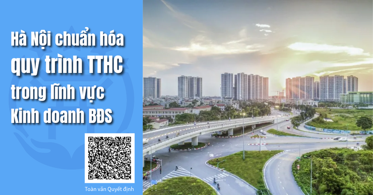Hà Nội chuẩn hóa quy trình nội bộ giải quyết thủ tục chuyển nhượng dự án bất động sản- Ảnh 1.