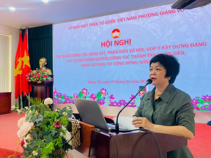 Hội nghị tập huấn công tác giám sát và phản biện xã hội năm 2026- Ảnh 1.