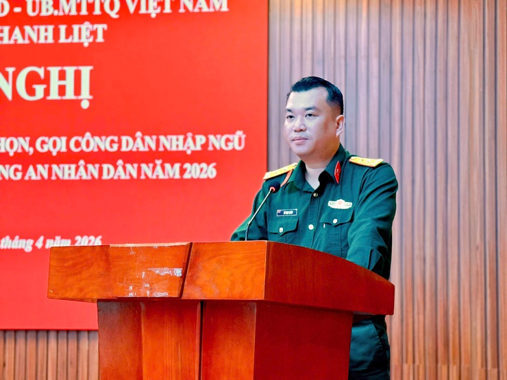 Thanh Liệt: Khen thưởng 6 tập thể và 8 cá nhân có thành tích xuất sắc trong công tác tuyển chọn và gọi công dân nhập ngũ năm 2026- Ảnh 3.