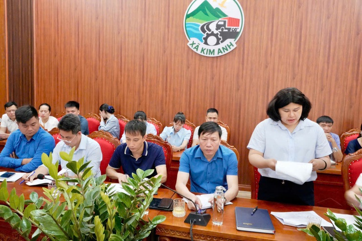 CHỦ TỊCH UBND XÃ KIM ANH LÀM VIỆC VỚI TRUNG TÂM DỊCH VỤ TỔNG HỢP- Ảnh 5.