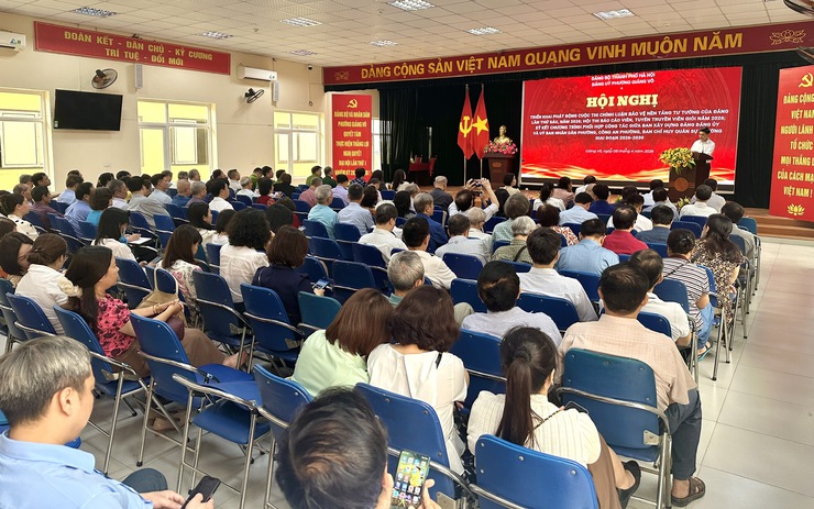 Phường Giảng Võ phát động hai Cuộc thi chính luận và Báo cáo viên năm 2026; Ký kết các Chương trình phối hợp công tác giữa Ban Xây dựng Đảng Đảng ủy và UBND phường, Công an phường, Ban Chỉ huy Quân sự phường giai đoạn 2026-2030- Ảnh 12.