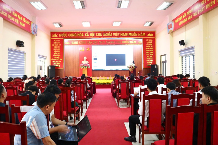 Xã Hoà Phú triển khai tập huấn nền tảng HanoiWork- Ảnh 1.