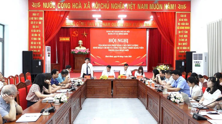 Xã Bình Minh tọa đàm giải pháp nâng cao chất lượng sinh hoạt chi bộ và công tác phát triển đảng viên trong giai đoạn mới- Ảnh 7.