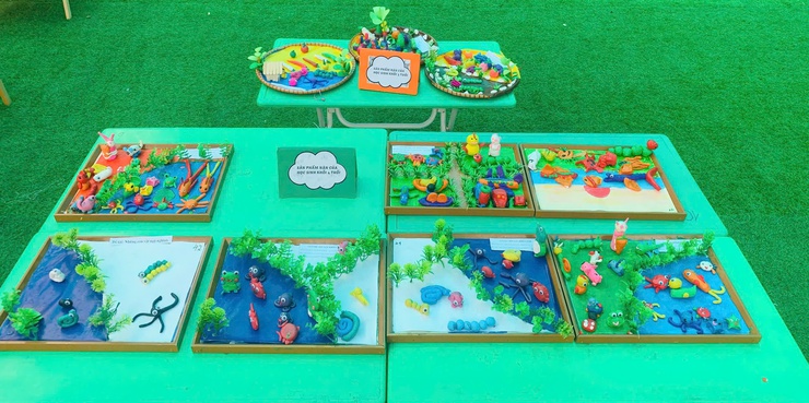 Hội thi “Bé khéo tay” tại Trường Mầm non Chương Mỹ- Ảnh 10.