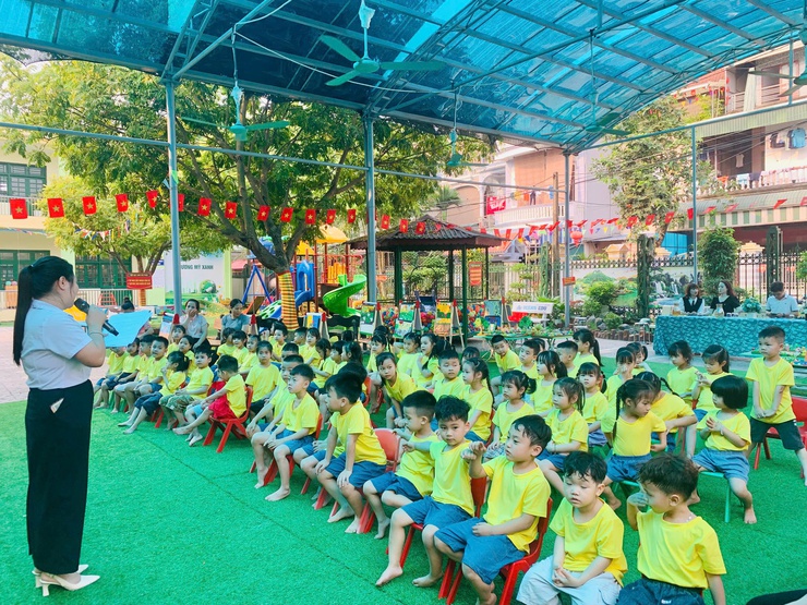 Hội thi “Bé khéo tay” tại Trường Mầm non Chương Mỹ- Ảnh 3.